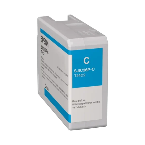Epson C6500/C6000 Cyan (SJIC36P-C) GLOSSY 80ml Tintapatron
