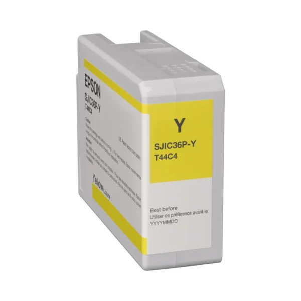 Epson C6500/C6000 Yellow (SJIC36P-Y) GLOSSY 80ml Tintapatron