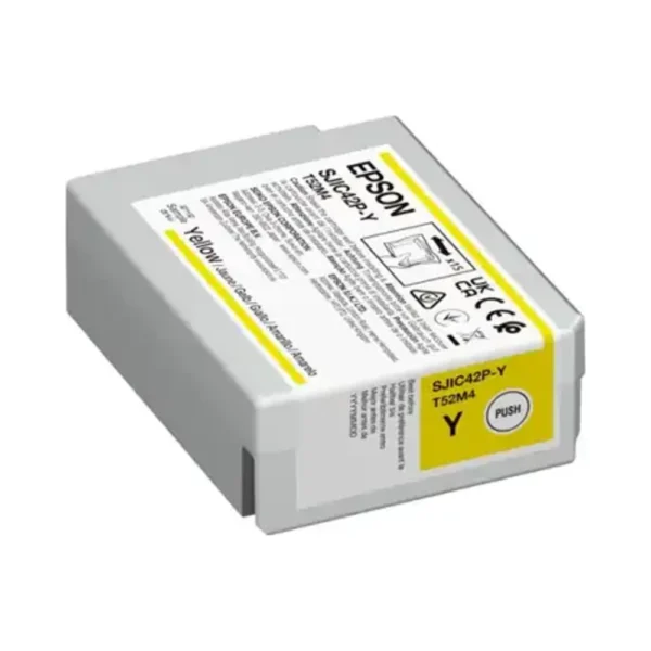 Epson C4000 Yellow (SJIC42P-Y) GLOSSY 50ml Tintapatron