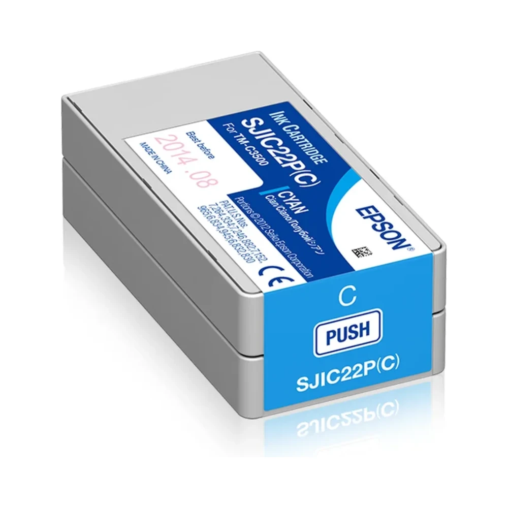 Epson C3500 Cyan (SJIC22P-C) 32,5 ml Tintapatron