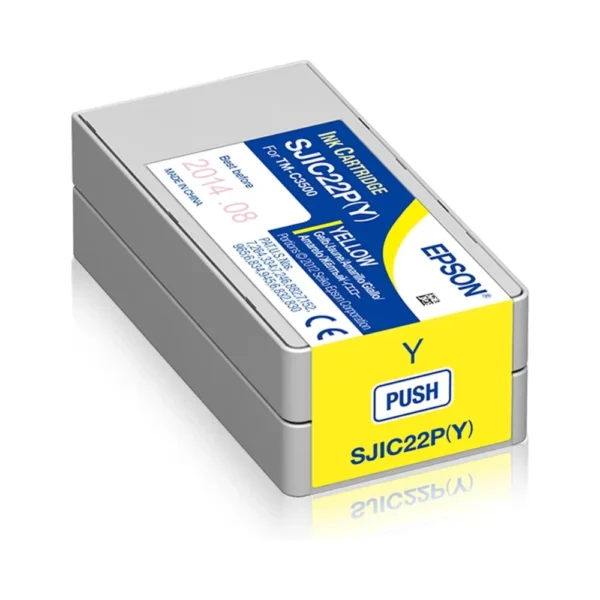 Epson C3500 Yellow (SJIC22P-Y) 32,5 ml Tintapatron