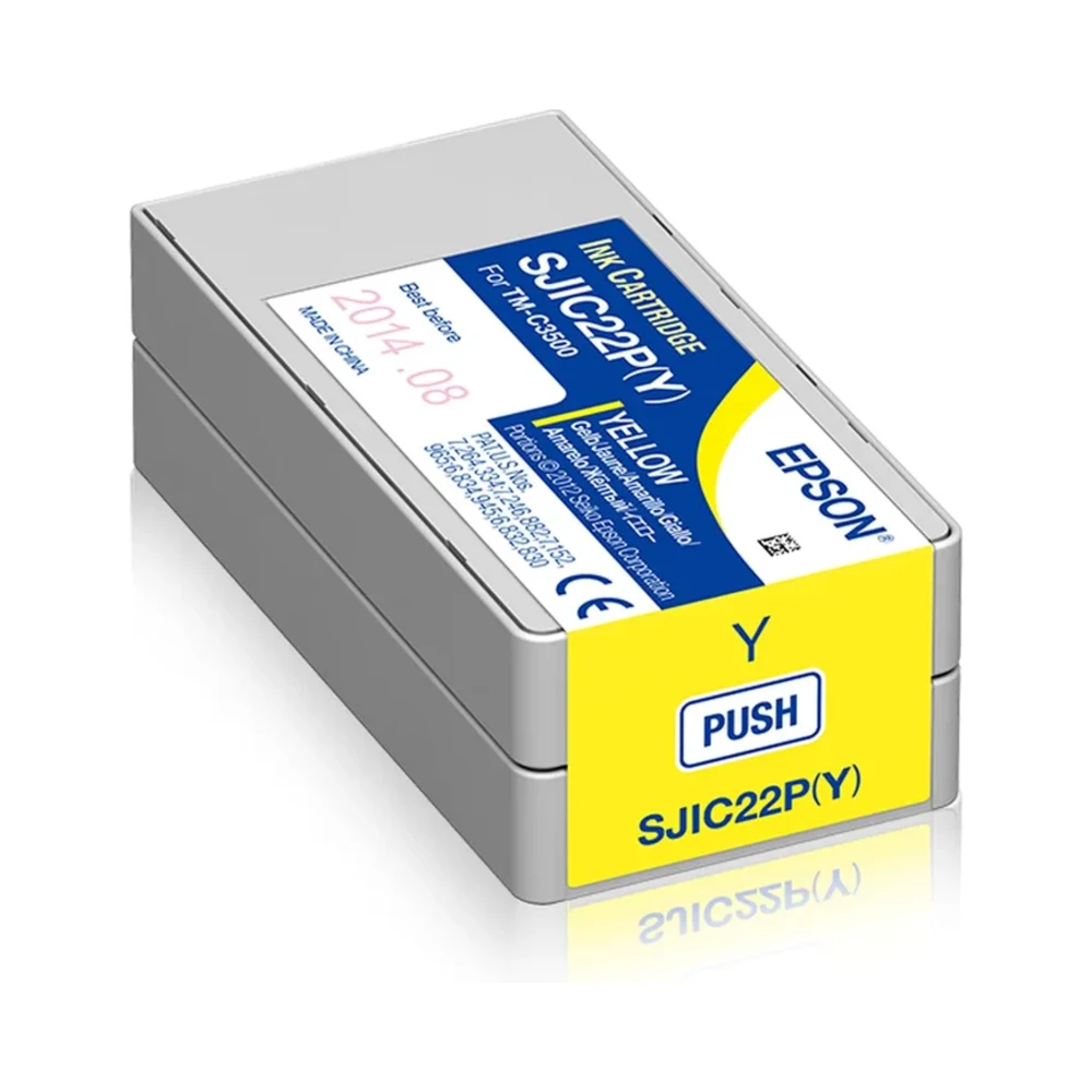 Epson C3500 Yellow (SJIC22P-Y) 32,5 ml Tintapatron